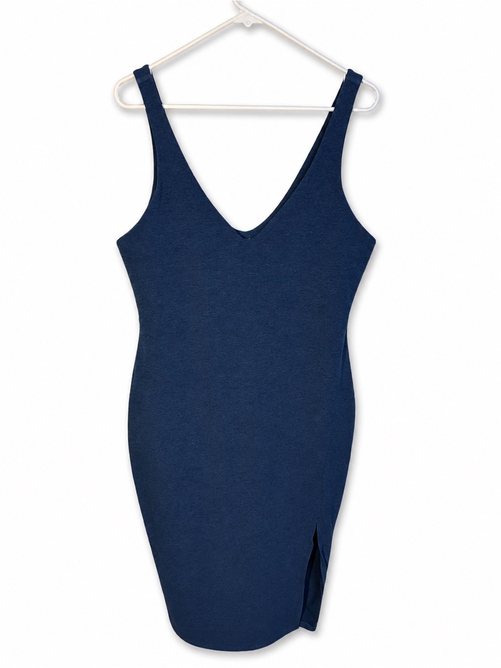 Beyond Yoga Spacedye Inspire Midi Dress Blue Sz XL
